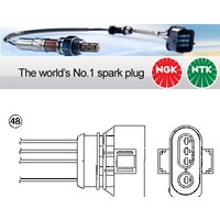 NGK OZA659-EE46 / OZA659EE46 / 5748 Zirconia Type Lambda Sensor Genuine NGK Component