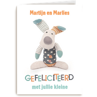 Kaart Hallmark | Geboorte felicitatie | Gefeliciteerd knuffel