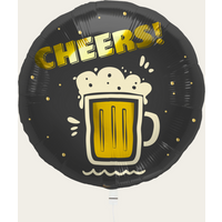 Ballon Cheers Bierpul Goud Zwart | Hallmark Cadeau Ballonnen |