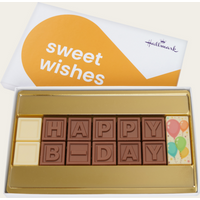 Chocotelegram Happy B-day Ballonnen | Hallmark Cadeau Chocolade |