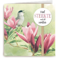 Kaart Hallmark | Condoleance kaarten | Marjolein bastin veel sterkte met het verlies