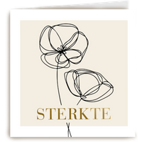 Kaart Hallmark | Condoleance kaarten | Vierkante kaart sterkte