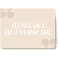 Kaart Hallmark | Secretaressedag | Bedankt kaart thuiswerken jij maakt het verschil