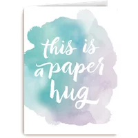 Kaart Hallmark | Beterschapskaarten | Watercolor this is a paper hug
