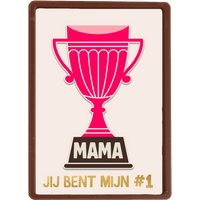 Chocolade kaart Moederdag | Hallmark | Chocolade kaart Hallmark | Moederdag | Complimentkaart mama jij bent mijn nummer 1