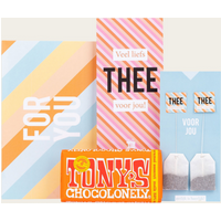 Verwenpakket Tony Chocolonely + Thee Veel liefs | Tony's Chocolonely Cadeau Chocolade |