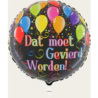 Ballon Dat Moet Gevierd Worden Multi | Hallmark Cadeau Ballonnen |