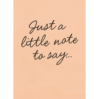 Houten kaart Broer en zus dag | Hallmark | Houten kaart Hallmark | Broer en zus dag | Zomaar kaart just a little note to say powervrouw