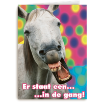 Kaart Hallmark | Carnaval | Paard gang carnaval