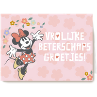 Kaart Hallmark | Beterschapskaarten | Beterschapskaart Minnie Mouse