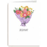 Kaart | Hallmark | Bedankt | Bedankt kaart algemeen bloemen