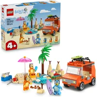 LEGO® Bluey Blueys Beach & Family Car Trip Toy Building Kit 11202