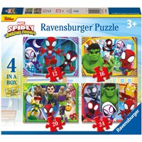 Spidey & His Amazing Friends 4 In A Box Jigsaw Puzzles