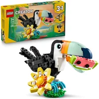 ® Creator 3In1 Wild Animals Tropical Toucan Figure Playset 31173