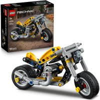 LEGO® Technic™ Yellow Motorcycle Toy Building Set 42225