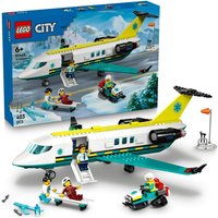 LEGO® City Emergency Air Ambulance Plane, Airplane Toy Building Set 60465