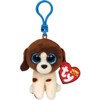 Muddles Brown & Dog Beanie Boo Clip