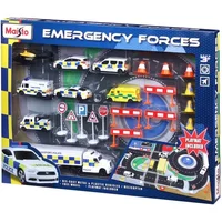 Fresh Metal Emergency Force Playset Inc Playmat