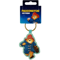 Paddington Running Faux Leather Keyring