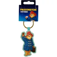 Paddington Waving Faux Leather Keyring