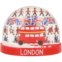 London Repeat Plastic Snowstorm Magnet