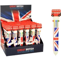 Bus Topped Union Jack 10 Pen