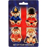 British Bears Set 4 Magnets