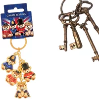 British Bears Charm Keyring