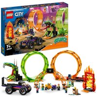 ® 60339 City Stuntz Double Loop Stunt Arena Motorbike Set