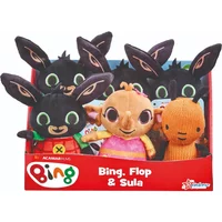 Bing Flop & Sula Cuddle Bean Soft Toys