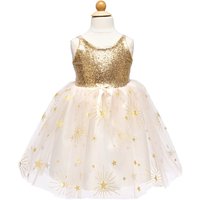 Golden Glam Princess Party Dress (3-4 years)