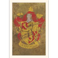 Harry Potter Gryffindor Crest Loose Mounted Print