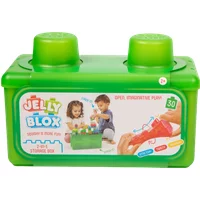 Jelly Blox 24Pcs Stash & Stack 2 1 Storage Case