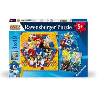 Sonic, 3X49 Piece Jigsaw Puzzles