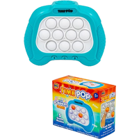 Time Pop Light Up Push Popper Game Blue