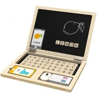 Wooden 2 in 1 Magnetic Notebook