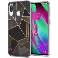 imoshion Design Hülle für das Samsung Galaxy A20e – Black Graphic