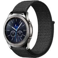 imoshion Nylonarmband für das Samsung Galaxy Watch 3 (45 mm) / Watch (46 mm) / Gear S3 Frontier / Gear S3 Classic (22 mm) - Schwarz