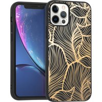 imoshion Design Hülle für das Apple iPhone 12 (Pro) - Golden Leaves