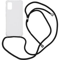 imoshion Transparentes Backcover mit Band für das Samsung Galaxy A41 - Schwarz