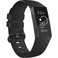 imoshion Silikonband für Fitbit Charge 3 / 4 - Schwarz