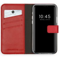 Selencia Echtleder Klapphülle für das Apple iPhone 12 Pro Max – Rot