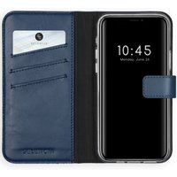 Selencia Echtleder Klapphülle für das Apple iPhone 12 Pro Max – Blau