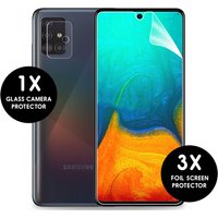 imoshion Displayschutzfolie 3er-Pack + Kameraschutz aus Glas für das Samsung Galaxy A71