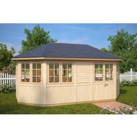 8-Eck-Gartenpavillon “Albatros XL” 5x3m | 8-Eck-Pavillon aus Holz | Gartenpavillon 3x5m | Pavillon mit großen Fenstern 8-Eck-Gartenpavillon “Albatros XL” 5x3m | 8-Eck-Pavillon aus Holz | Gartenpavillon 3x5m | Pavillon mit großen Fenstern