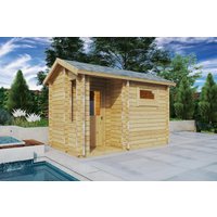 Kleine Gartensauna “Lisette” 4x2m | Gartensauna mit Vorraum | Outdoor-Sauna kaufen | Außensauna | Saunahaus mit Vorraum mit Sauna Kleine Gartensauna “Lisette” 4x2m | Gartensauna mit Vorraum | Outdoor-Sauna kaufen | Außensauna | Saunahaus mit Vorraum mit Sauna