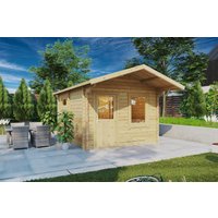 Gartensauna mit Vordach “Oslo” 4x4m | Gartensauna mit Vorraum | Sauna kaufen | Außensauna aus Holz | Saunahaus mit Sauna Gartensauna mit Vordach “Oslo” 4x4m | Gartensauna mit Vorraum | Sauna kaufen | Außensauna aus Holz | Saunahaus mit Sauna