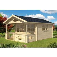 Gartenhaus mit Veranda “Sommerland A” 4x5m | Gartenhaus mit Veranda 4x4m | Gartenhaus mit Terrasse und Terrassenüberdachung mit Sonnendach, mit Terrasse Gartenhaus mit Veranda “Sommerland A” 4x5m | Gartenhaus mit Veranda 4x4m | Gartenhaus mit Terrasse und Terrassenüberdachung mit Sonnendach, mit Terrasse