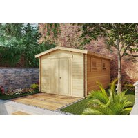 Geräteschuppen “Eva F” 3x4m | Geräteschuppen aus Holz selber bauen | Gerätehaus | Günstiges Gartenhaus mit Holzschuppen Geräteschuppen “Eva F” 3x4m | Geräteschuppen aus Holz selber bauen | Gerätehaus | Günstiges Gartenhaus mit Holzschuppen