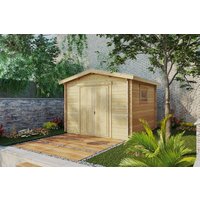 Kleines Gerätehaus “Nora F” 3x3m | Kleines Gartenhaus 3x3m | Gerätehaus | Gartenhaus aus Holz | Gartenhaus klein Kleines Gerätehaus “Nora F” 3x3m | Kleines Gartenhaus 3x3m | Gerätehaus | Gartenhaus aus Holz | Gartenhaus klein